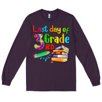 Plum last day of third grade Long Sleeve Tee - Artiststas