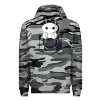 Slate Camo baymax in pocket Premium Hoodie - linhVisuals