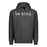 Charcoal Heather be kind. [tb] Premium Hoodie - linhVisuals