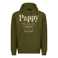 Army Green Mens Pappy Because Grandpa Is For Old Guys Funny Premium Hoodie - linhVisuals