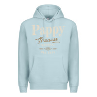 Blue Mist Mens Pappy Because Grandpa Is For Old Guys Funny Premium Hoodie - linhVisuals