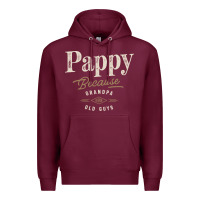 Burgundy Mens Pappy Because Grandpa Is For Old Guys Funny Premium Hoodie - linhVisuals