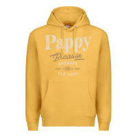 Mustard Mens Pappy Because Grandpa Is For Old Guys Funny Premium Hoodie - linhVisuals