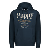 Navy Mens Pappy Because Grandpa Is For Old Guys Funny Premium Hoodie - linhVisuals