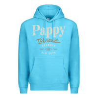 Ocean Blue Mens Pappy Because Grandpa Is For Old Guys Funny Premium Hoodie - linhVisuals