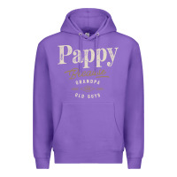 Purple Mens Pappy Because Grandpa Is For Old Guys Funny Premium Hoodie - linhVisuals