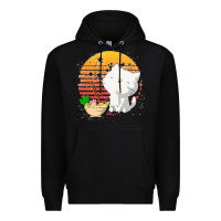 Black cat t  shirt ramen noodles kawaii cat t  shirt Premium Hoodie - linhVisuals