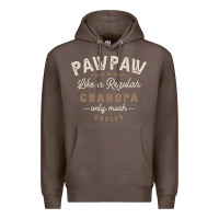 Coffee Mens Pawpaw Like a Regular Grandpa Funny Fathers Day Premium Hoodie - linhVisuals