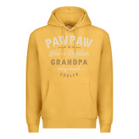 Mustard Mens Pawpaw Like a Regular Grandpa Funny Fathers Day Premium Hoodie - linhVisuals