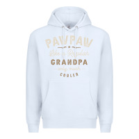White Mens Pawpaw Like a Regular Grandpa Funny Fathers Day Premium Hoodie - linhVisuals