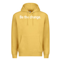 Antique Gold be the change [tb] Premium Hoodie - linhVisuals