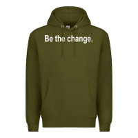 Army Green be the change [tb] Premium Hoodie - linhVisuals