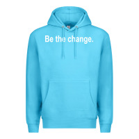 Ocean Blue be the change [tb] Premium Hoodie - linhVisuals