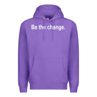 Purple be the change [tb] Premium Hoodie - linhVisuals