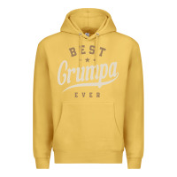 Antique Gold Mens Best Grumpa Ever Funny Grandpa Premium Hoodie - linhVisuals