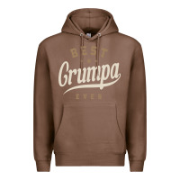 Chestnut Mens Best Grumpa Ever Funny Grandpa Premium Hoodie - linhVisuals