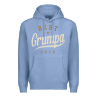 Colony Blue Mens Best Grumpa Ever Funny Grandpa Premium Hoodie - linhVisuals