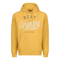 Mustard Mens Best Grumpa Ever Funny Grandpa Premium Hoodie - linhVisuals