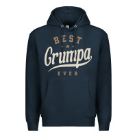 Mens Best Grumpa Ever Funny Grandpa Premium Hoodie | Teevron