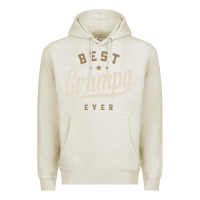Oatmeal Heather Mens Best Grumpa Ever Funny Grandpa Premium Hoodie - linhVisuals
