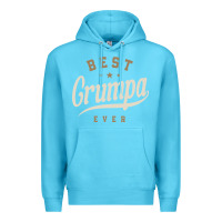 Ocean Blue Mens Best Grumpa Ever Funny Grandpa Premium Hoodie - linhVisuals