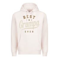 Pale Pink Mens Best Grumpa Ever Funny Grandpa Premium Hoodie - linhVisuals