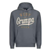 Rock Mens Best Grumpa Ever Funny Grandpa Premium Hoodie - linhVisuals