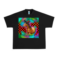 Black Halloween Quarter Horse Urban Heavy Tee - LillyAllenDesigns