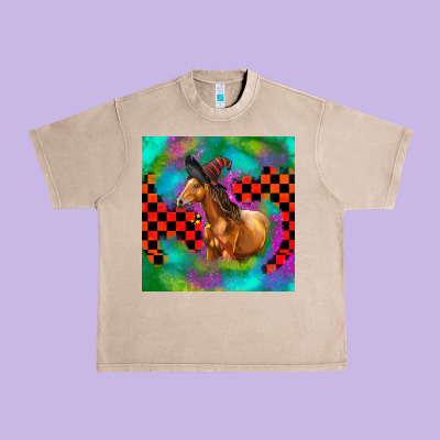 Halloween Quarter Horse Urban Heavy Tee Designed By Lillyallendesigns