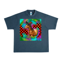 Midnight Navy Halloween Quarter Horse Urban Heavy Tee - LillyAllenDesigns