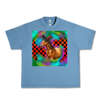 Pebble Blue Halloween Quarter Horse Urban Heavy Tee - LillyAllenDesigns