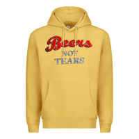 Antique Gold beers not tears Premium Hoodie - linhVisuals