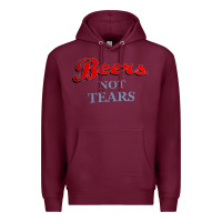 Burgundy beers not tears Premium Hoodie - linhVisuals