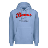 Colony Blue beers not tears Premium Hoodie - linhVisuals