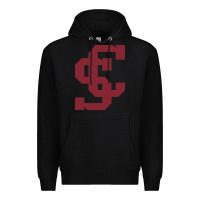 Black santa clara br Premium Hoodie - linhVisuals