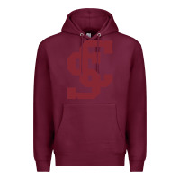 Burgundy santa clara br Premium Hoodie - linhVisuals
