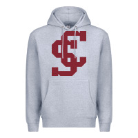 Heather Grey santa clara br Premium Hoodie - linhVisuals