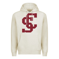 Oatmeal Heather santa clara br Premium Hoodie - linhVisuals