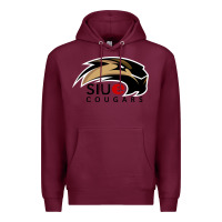 Burgundy siu edwardsville Premium Hoodie - linhVisuals