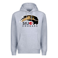 Heather Grey siu edwardsville Premium Hoodie - linhVisuals