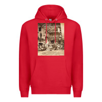 Red Jethro Tull Premium Hoodie - linhVisuals