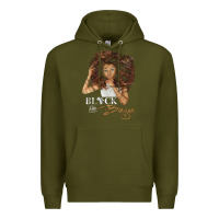 Army Green black and boujee [tb] Premium Hoodie - linhVisuals