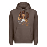 Coffee black and boujee [tb] Premium Hoodie - linhVisuals