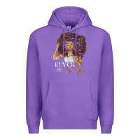 Purple black and boujee [tb] Premium Hoodie - linhVisuals