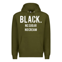 Army Green black no sugar no cream 02 [tb] Premium Hoodie - linhVisuals
