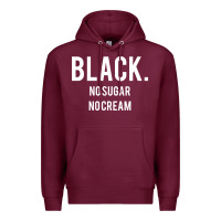 Burgundy black no sugar no cream 02 [tb] Premium Hoodie - linhVisuals