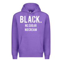 Purple black no sugar no cream 02 [tb] Premium Hoodie - linhVisuals