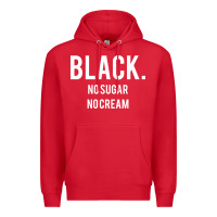 Red black no sugar no cream 02 [tb] Premium Hoodie - linhVisuals