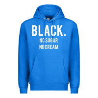 True Royal black no sugar no cream 02 [tb] Premium Hoodie - linhVisuals
