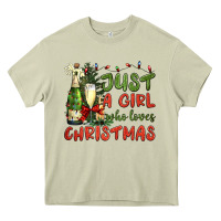 Mossy just a girl who loves christmas Heavy Core Tee - BundleAndBundleShop